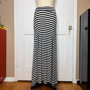 Stripe maxi skirt